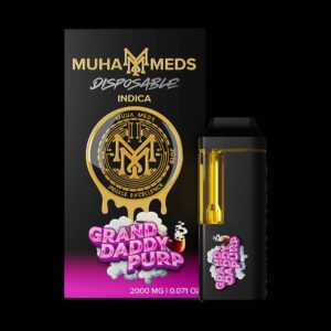 Muha Meds Grand Daddy Purp 2g Disposable UK | Indica Premium Vape Pen