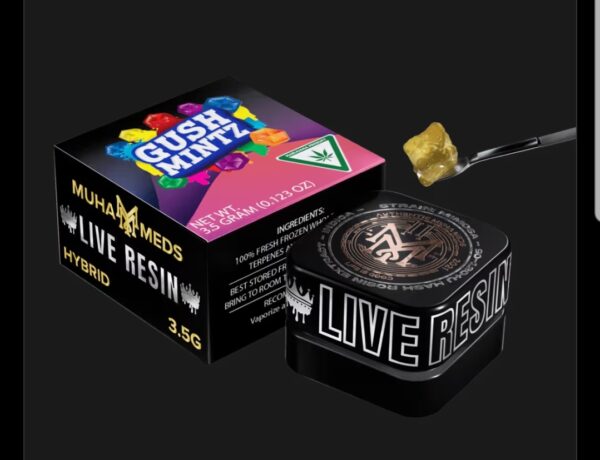 Muha Meds Gush Mintz Resin Concentrate UK | Premium Live Resin 2g