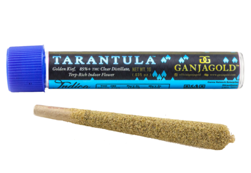Blue Tarantula CBD pre roll UK hemp flower joint